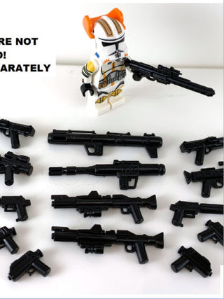 Trooper Black Blaster Pack Custom, Accessory BigKidBrix