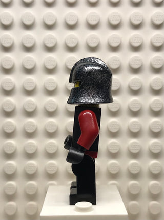 Knights Kingdom II, Shadow Knight, Speckle Black-Silver Helmet, cas273 Minifigure LEGO®