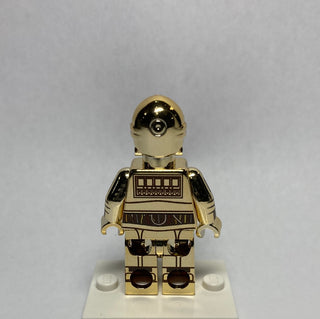 Protocol Droid Limited Edition Chrome Gold Custom Printed & Inspired Lego Star Wars Minifigure Custom minifigure BigKidBrix