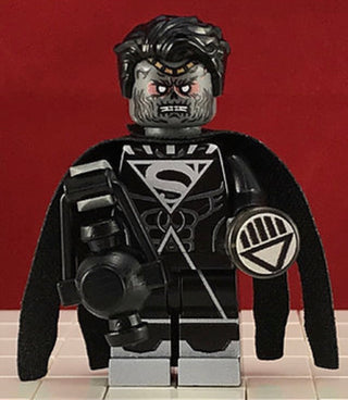 SUPERMAN Black Lantern 2nd Gen Custom Printed & Inspired Lego DC Minifigure Custom minifigure BigKidBrix