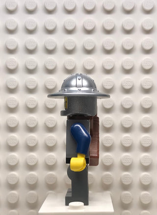 Fantasy Era, Crown Knight Scale Mail with Chest Strap, Helmet with Broad Brim, Curly Eyebrows and Goatee, Quiver, cas345 Minifigure LEGO®