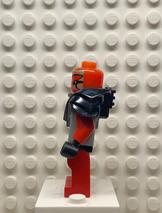 UFO Zotaxian Alien - Red Pilot with Armor and Printed Helmet (Chamon), sp046 Minifigure LEGO®