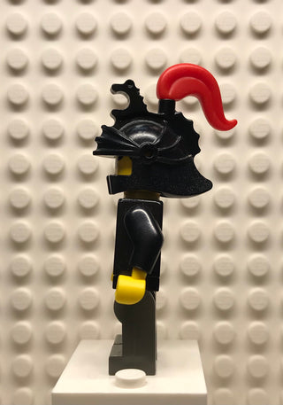 Fright Knights, Knight 1, Black Dragon Helmet, Red Plume, cas243 Minifigure LEGO®