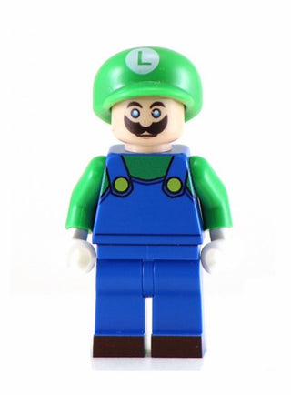 Luigi Custom Printed Nintendo Game Inspired LEGO Minifigure Custom minifigure BigKidBrix   