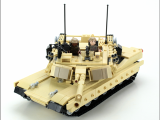 M1a2 Abrams Main Battle Tank Ultra Building Kit Battle Brick   