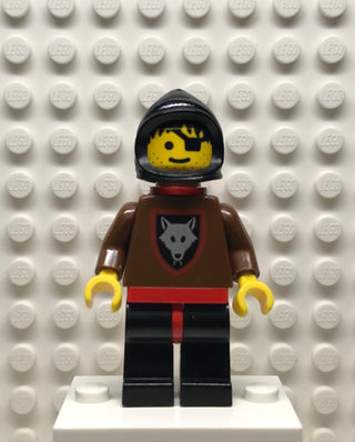 Wolfpack, Eye Patch, Brown Arms and Black Legs, Black Hood and Red Cape, cas234 Minifigure LEGO®
