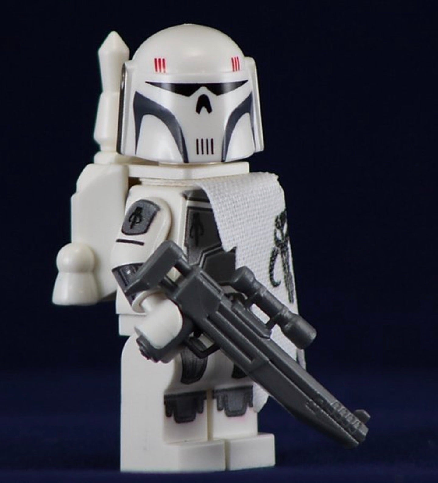 Mandalorian Executioner White Custom Printed & Inspired Lego Star Wars –  Atlanta Brick Co