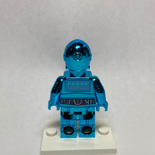 Protocol Droid Limited Edition Chrome Blue Custom Printed & Inspired Lego Star Wars Minifigure Custom minifigure BigKidBrix