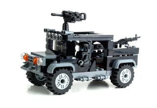 Special Forces Black Operations Gun Truck Building Kit Battle Brick