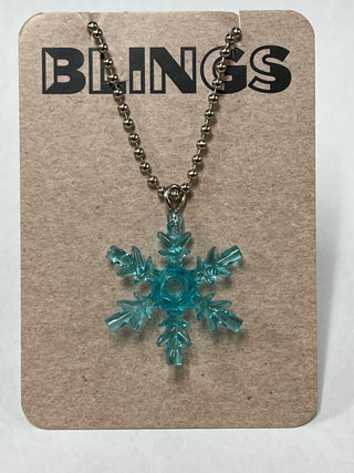 Holiday Christmas Winter Snowflake Necklace Blings United Brick Co®