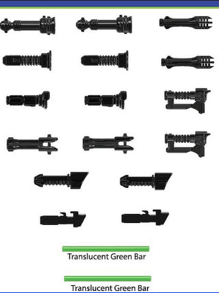 Dual Hero Black Hilt Pack Custom, Accessory BigKidBrix