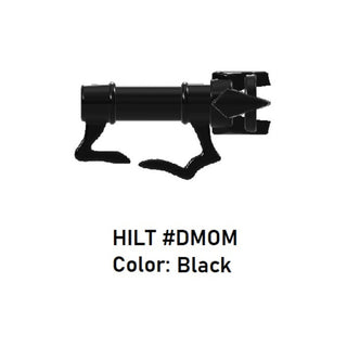 HILT #DMOM Model Custom Star Wars Lightsaber For LEGO Minifigures. Custom, Accessory BigKidBrix Black