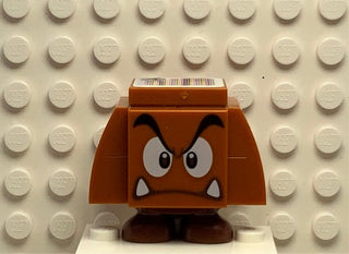 Goomba - Angry, Dark Bluish Gray Interior Pieces, mar0022 Minifigure LEGO®