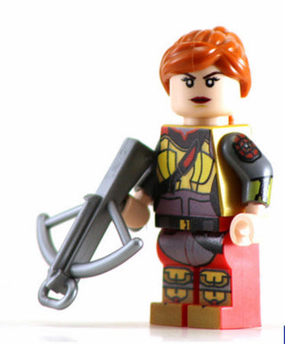 Scarlett GI Joe Custom Printed Minifigure Custom minifigure BigKidBrix