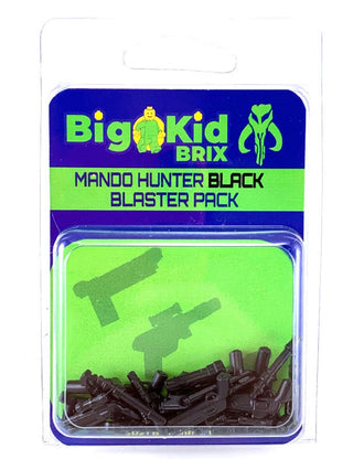 Mando Hunter Black Blaster Pack Custom, Accessory BigKidBrix