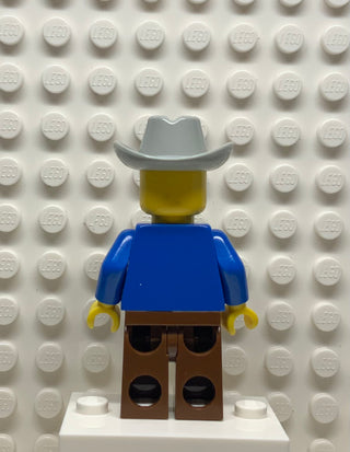 Cowboy, Blue Shirt, Flatnose Curry, ww013 Minifigure LEGO®