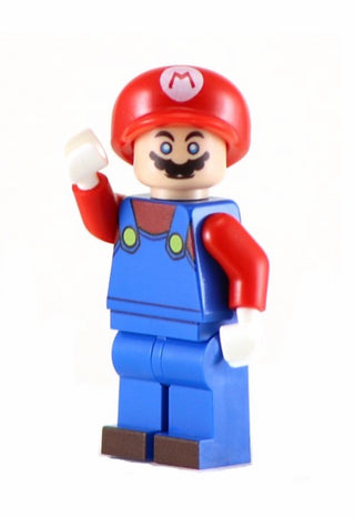 THE ITALIAN JUMPMAN Custom Printed Nintendo Game Inspired LEGO Minifigure Custom minifigure BigKidBrix
