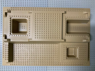 32x48 Raised LEGO® Baseplate w/ Level Front 51542 Dark Tan Part LEGO®