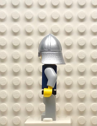 Fantasy Era, Crown Knight Quarters, Helmet with Neck Protector, Black Messy Hair and Stubble, cas366 Minifigure LEGO®