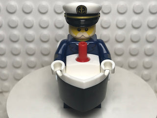 Ferry Captain, col23-10 Minifigure LEGO® Complete with stand and accessories