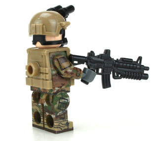 Army OCP Chemical Warfare Custom Minifigure, BB3 Custom minifigure Battle Brick