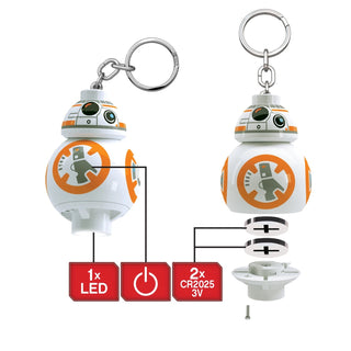 LEGO® BB-8 Keychain LED Light 3” Keychain LEGO®