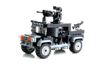 Special Forces Black Operations Gun Truck Building Kit Battle Brick   