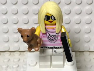 Trendsetter, col10-14 Minifigure LEGO® Complete with stand and accessories