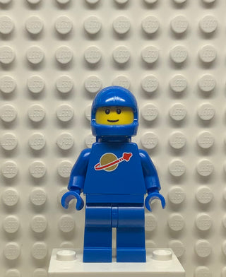 Classic Space-Blue with Air Tanks and Motorcycle Helmet, Brown Eyebrows (Reissue), sp004new2 Minifigure LEGO®