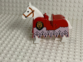 LEGO® Horse Barding, Armor Lion Head Royal Knights, 2490pb03 LEGO® Animals LEGO®