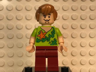 Shaggy Rogers - Seaweed and Starfish Shirt, scd012, Scooby-Doo Minifigure LEGO®   