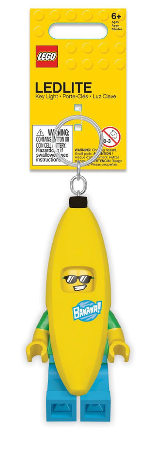 LEGO® Banana Guy Keychain LED Light 3” Keychain LEGO®