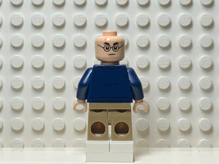 Harry Potter - Dark Blue Open Jacket, Dark Tan Medium Legs, hp175 Minifigure LEGO®