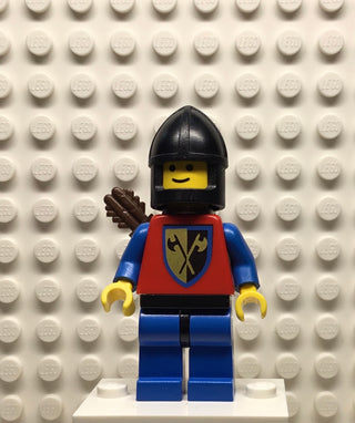 Crusader-Axe, Blue Legs with Black Hips, Black Chin-Guard, Quiver, cas288 Minifigure LEGO®   