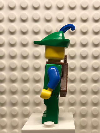 Forestman, Blue, Green Hat, Blue Feather, Quiver, cas132a Minifigure LEGO®