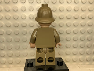 Henry Jones Sr. -Dark Tan Pith Helmet, Indiana Jones, iaj030 Minifigure LEGO®