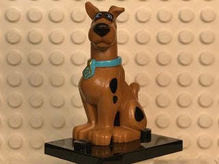 Scooby-Doo, Sitting with Pilot Goggles Pattern, (20690pb01 / 20691pb01) Minifigure LEGO®