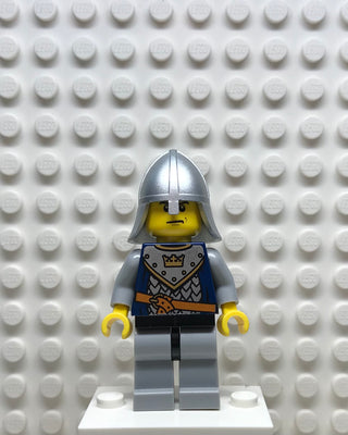 Fantasy Era, Crown Knight Scale Mail with Crown, Helmet with Neck Protector, Scowl, cas337 Minifigure LEGO®