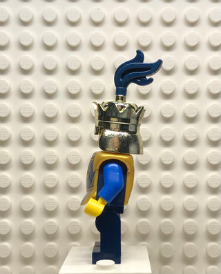 Fantasy Era, Crown King (Brutus), No Cape, Printed Legs, Dark Blue Plume, cas425 Minifigure LEGO®