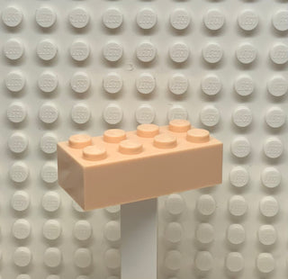 2x4 Brick, Lego® Part Number 3001 Light Nougat Part LEGO®   