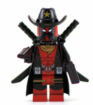 MERCPOOL COWBOY Custom Printed Minifigure Custom minifigure BigKidBrix