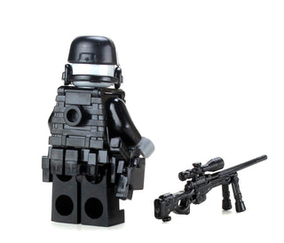 SWAT Police Sniper Custom Minifigure, BB52 Custom minifigure Battle Brick