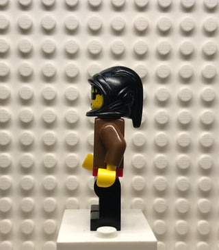 Wolfpack, Eye Patch, Brown Arms and Black Legs, Black Hood, no Cape, cas255 Minifigure LEGO®
