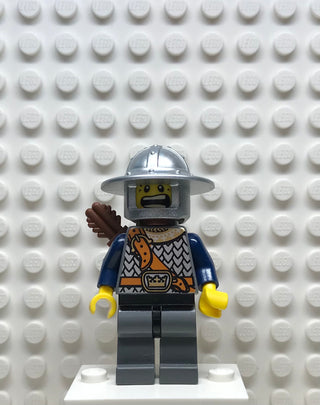 Fantasy Era, Crown Knight Scale Mail with Chest Strap, Helmet with Broad Brim, Quiver, cas344 Minifigure LEGO®