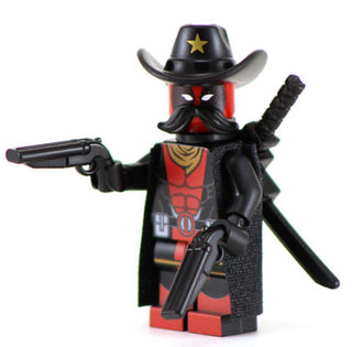 MERCPOOL COWBOY Custom Printed Minifigure Custom minifigure BigKidBrix