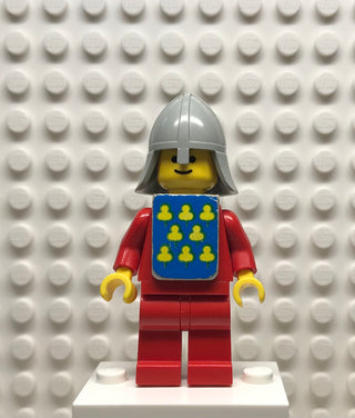Classic Yellow Castle Knight Red - with Vest Stickers, cas088s Minifigure LEGO®