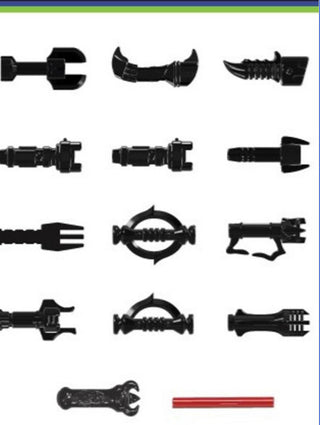Space Villain Black Hilt Pack Custom, Accessory BigKidBrix