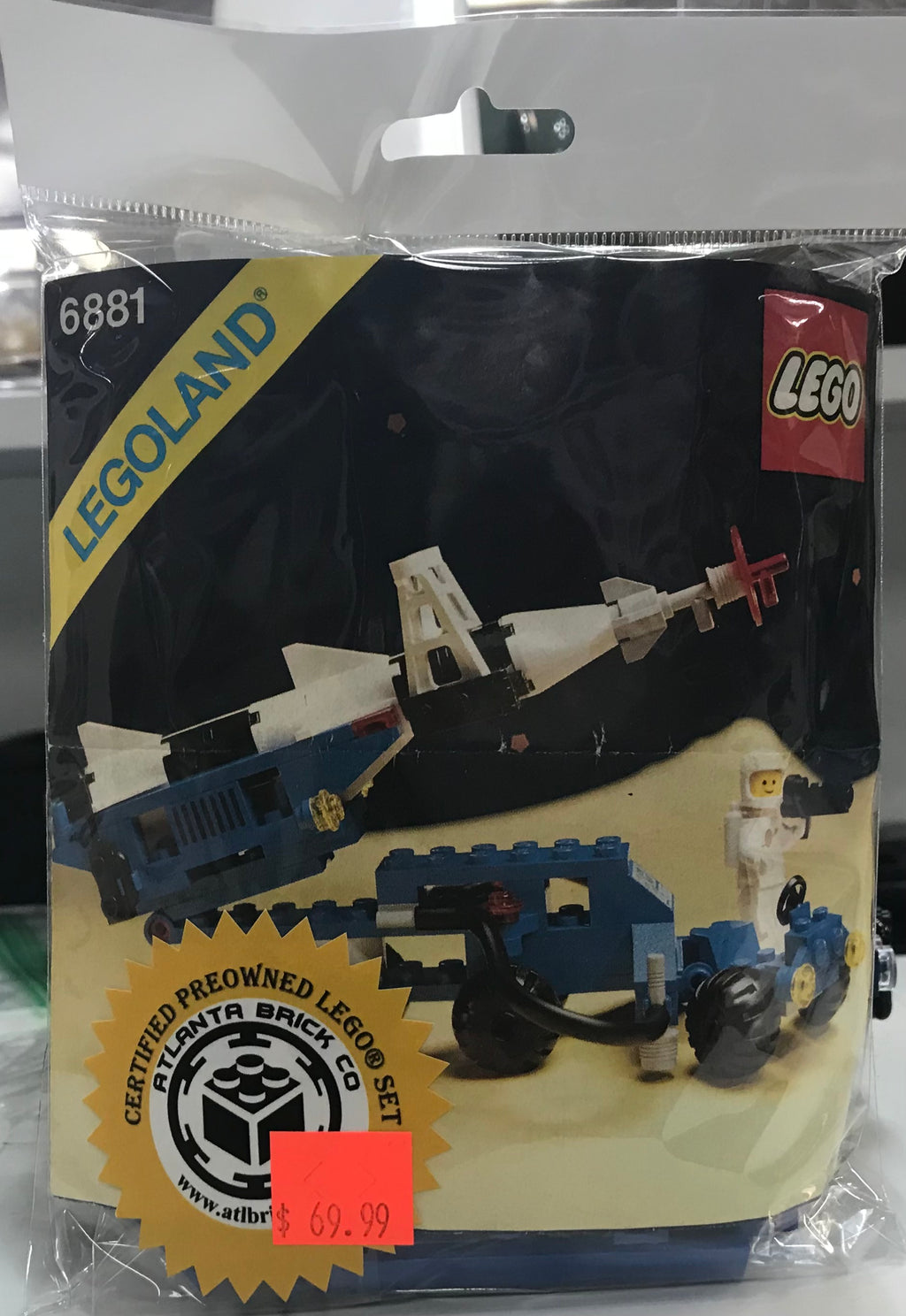 Ancien LEGO 6881 - Fusée Lunaire Classique De L'espace, Complet Avec Boîte Et Notice D'origine