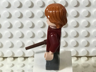 Ron Weasley - Dark Red Sweater, Dark Bluish Gray Medium Legs, hp180 Minifigure LEGO®   