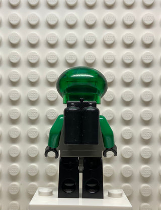 Insectoids Zotaxian Alien - Male, Gray and Green with Green Circuits and Silver Panels (Techno Leon), sp024 Minifigure LEGO®